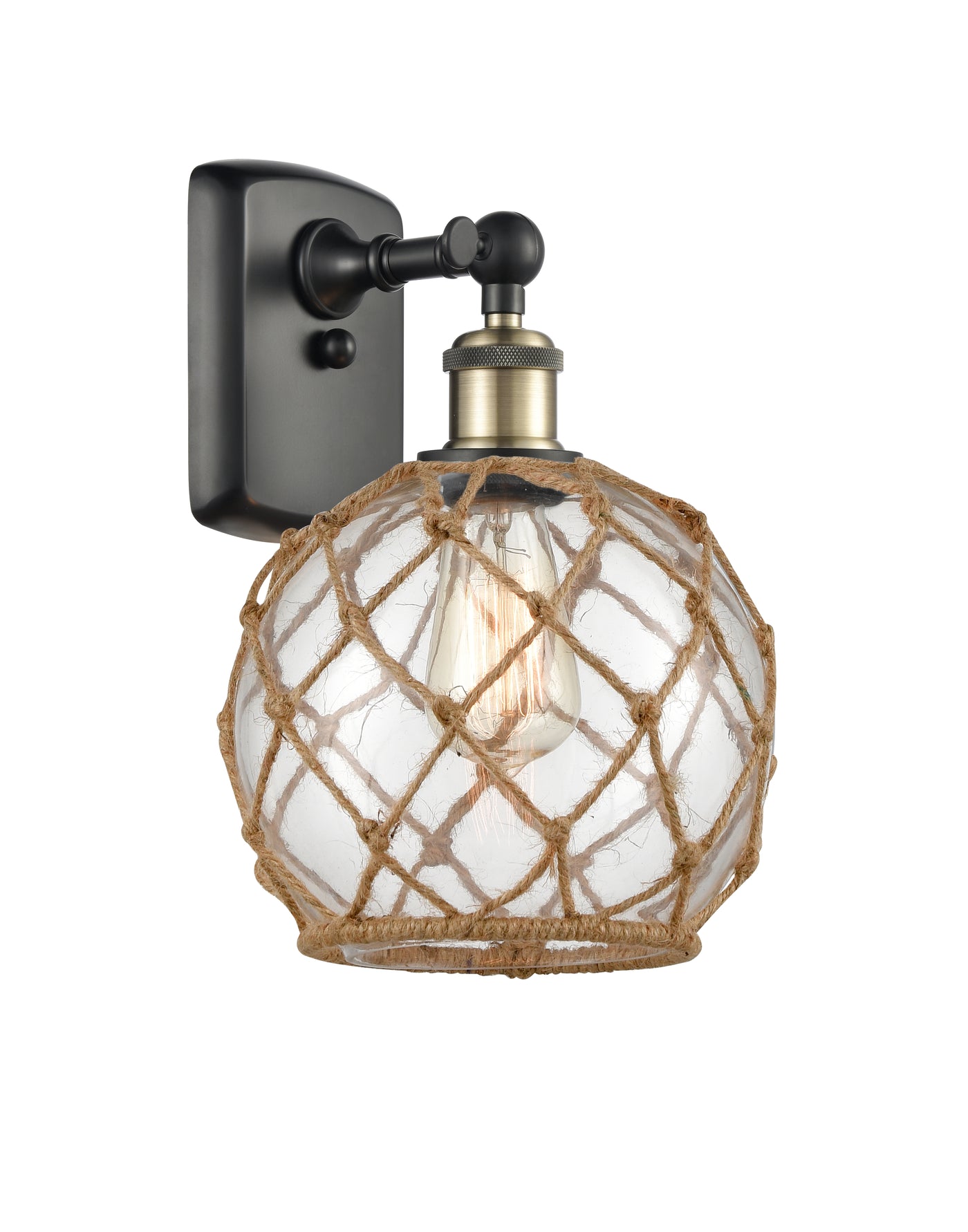 Ballston Sconce Cast Brass Glass Steel