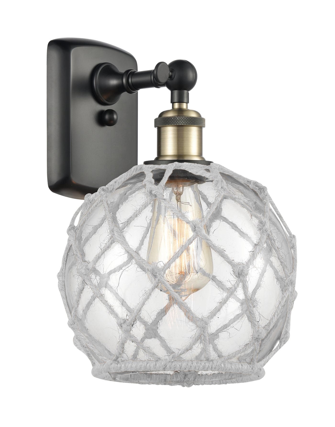 Ballston Sconce Cast Brass Glass Steel