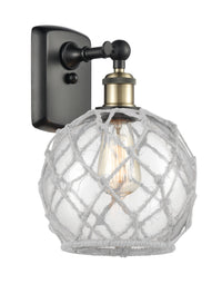 Ballston Sconce Cast Brass Glass Steel
