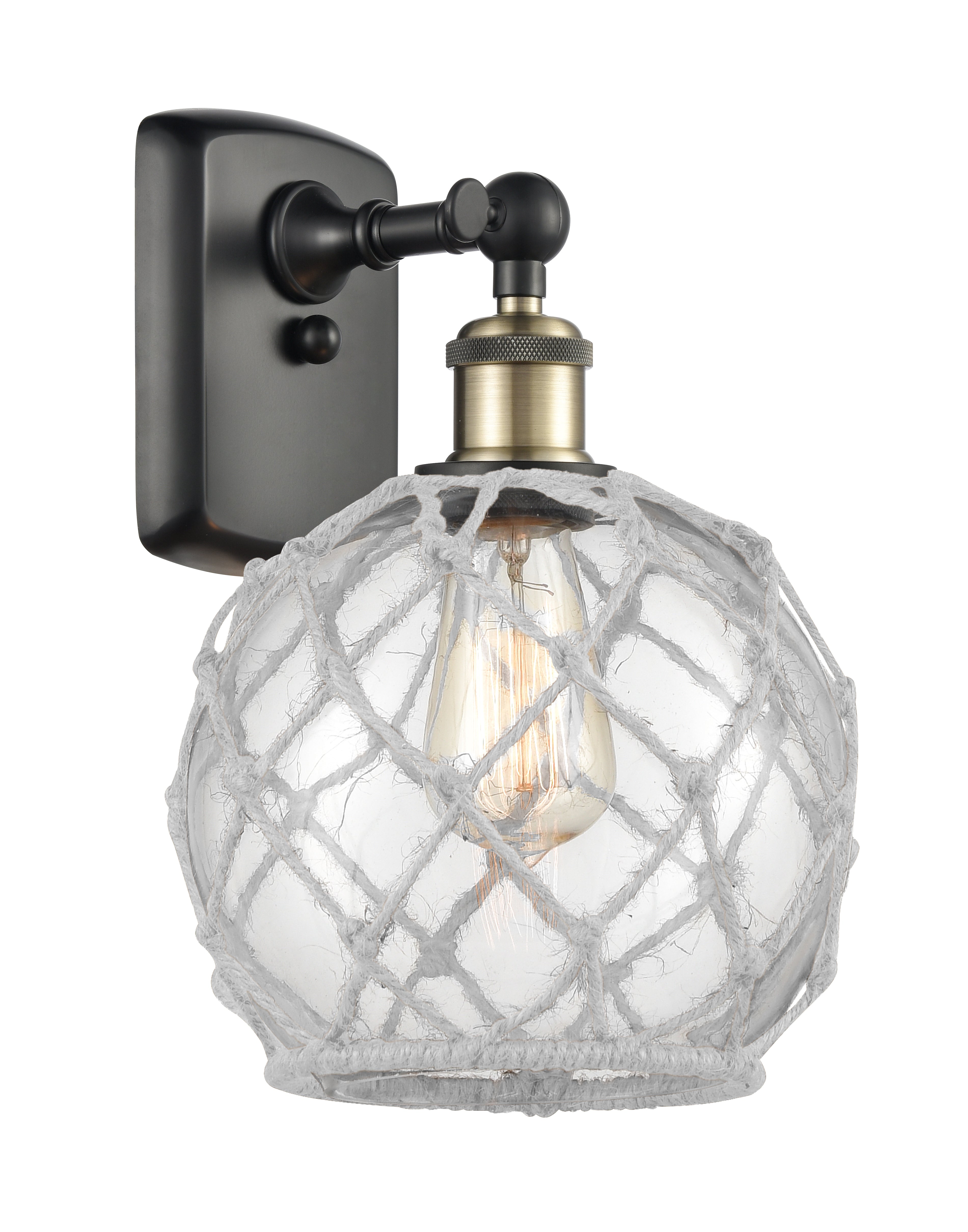Ballston Sconce Cast Brass Glass 11 Inch