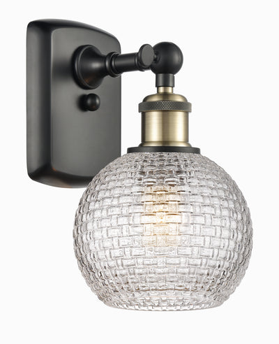 Ballston Sconce Cast Brass Steel Glass