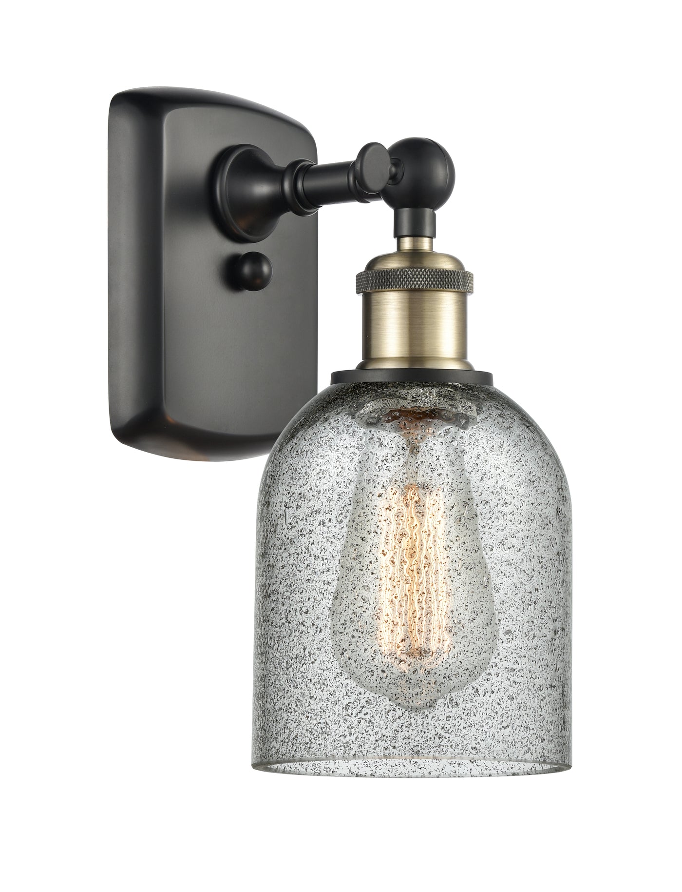 Ballston Sconce Cast Brass Glass Steel