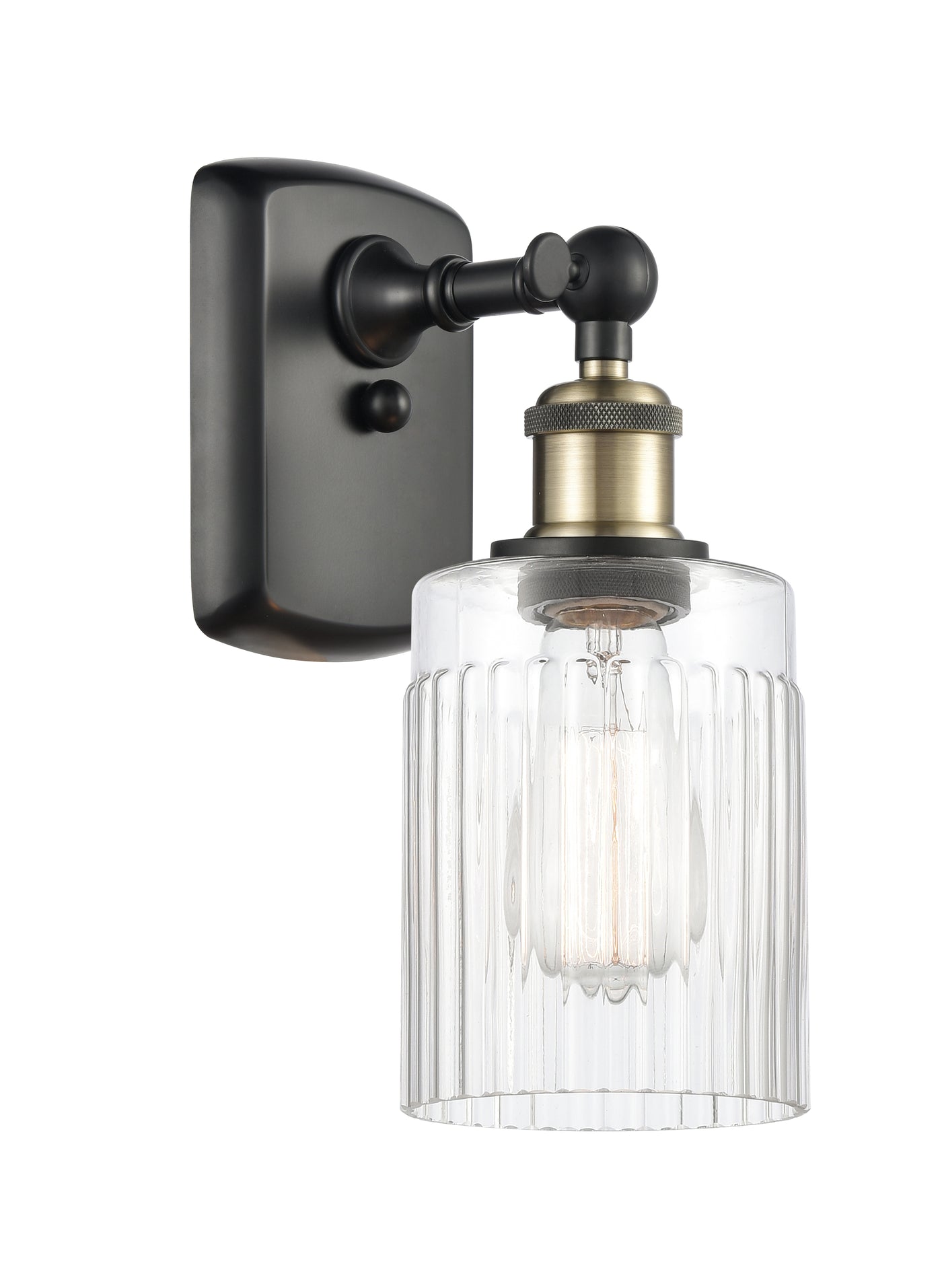 Ballston Sconce Cast Brass Glass