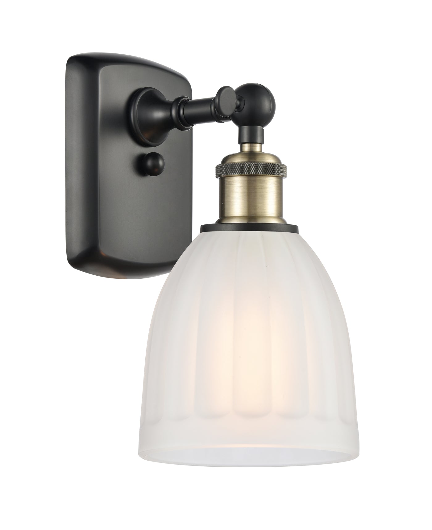 Ballston Sconce Cast Brass Modern Glass