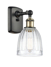 Ballston Sconce Cast Brass Modern Glass
