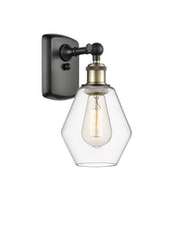 Ballston Sconce Cast Brass Steel Glass