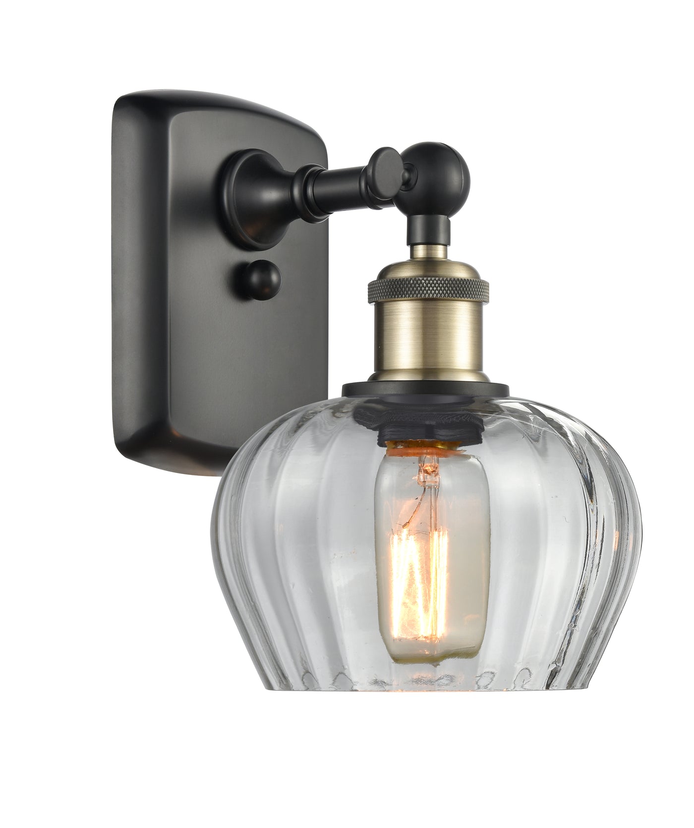 Ballston Sconce Brass Art Nouveau Design