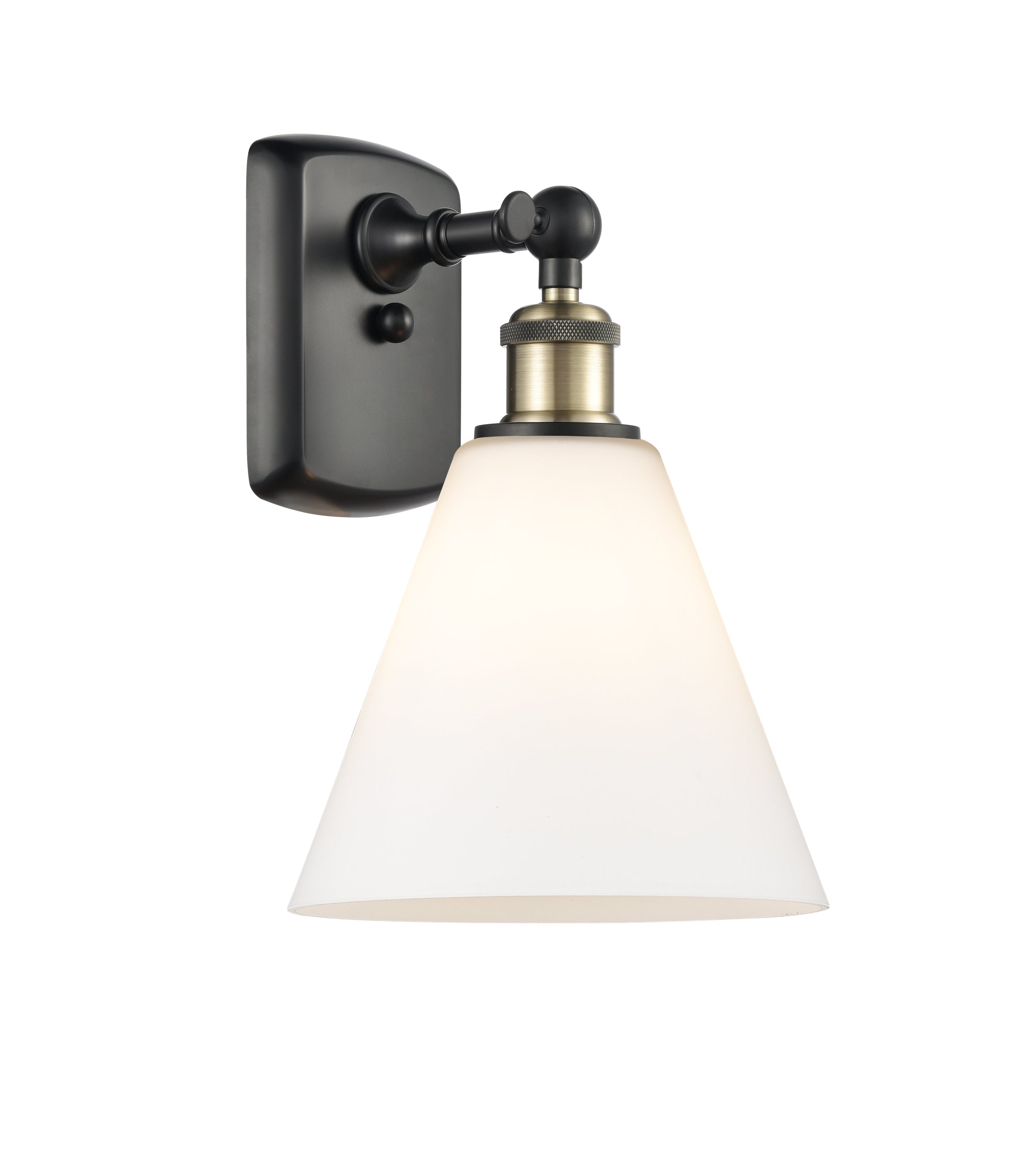 Ballston Sconce Cast Brass Glass Finish