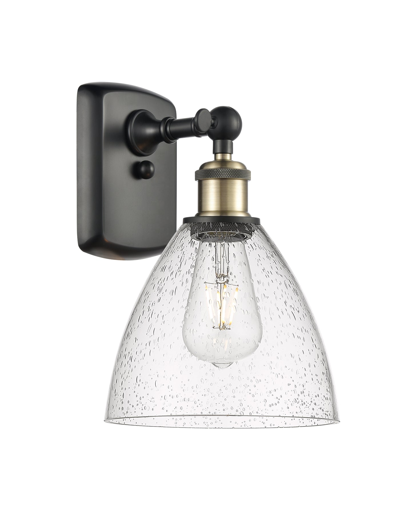 Ballston Sconce Cast Brass Glass Finish