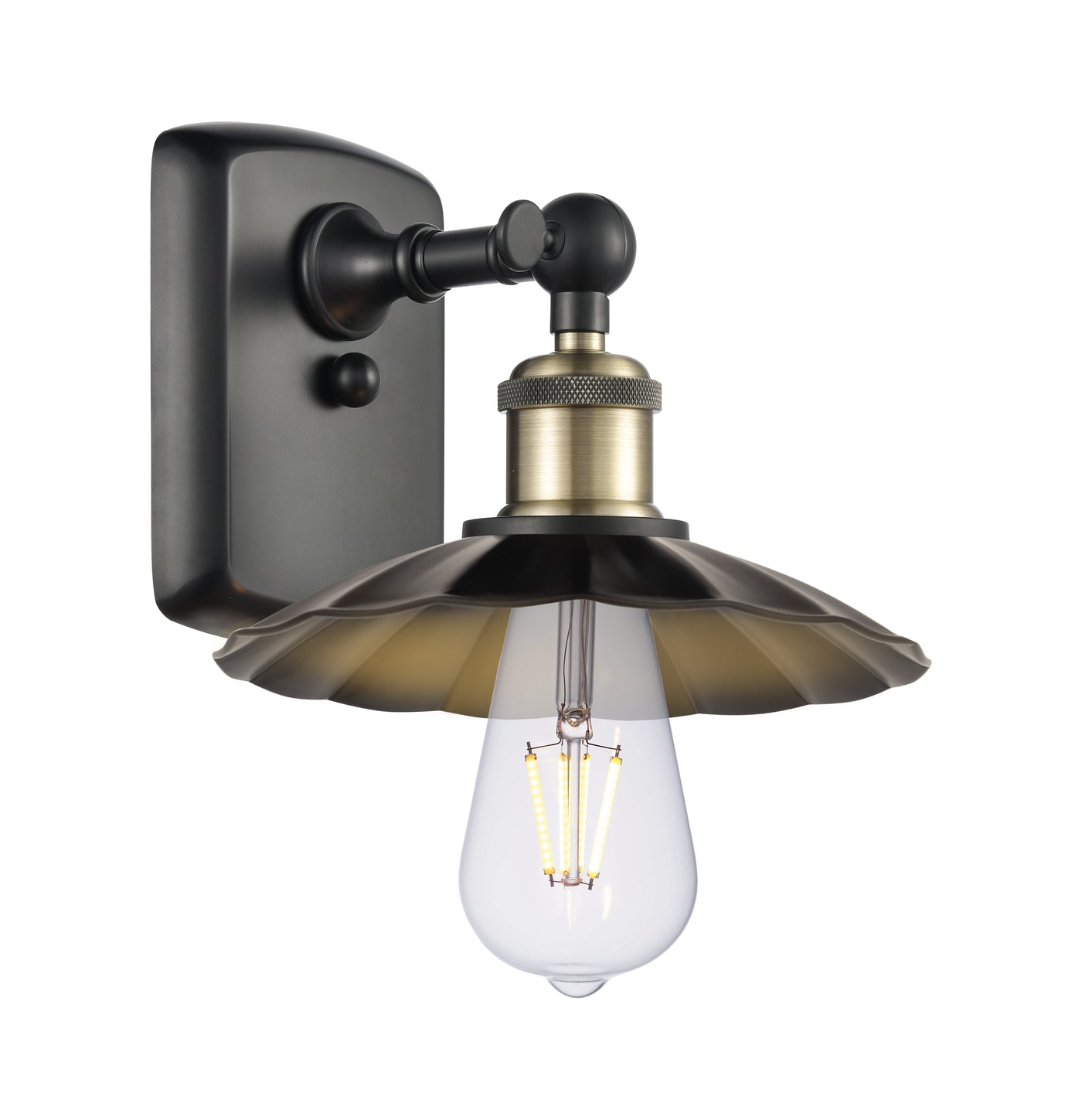 Ballston Industrial, Farmhouse, Restoration-Vintage Adirondack Sconce