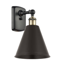 Ballston Industrial, Farmhouse, Restoration-Vintage Berkshire Metal Sconce