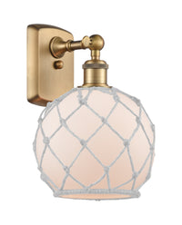 Ballston Sconce Cast Brass Glass Steel