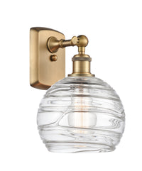 Ballston Sconce Cast Brass Steel Glass