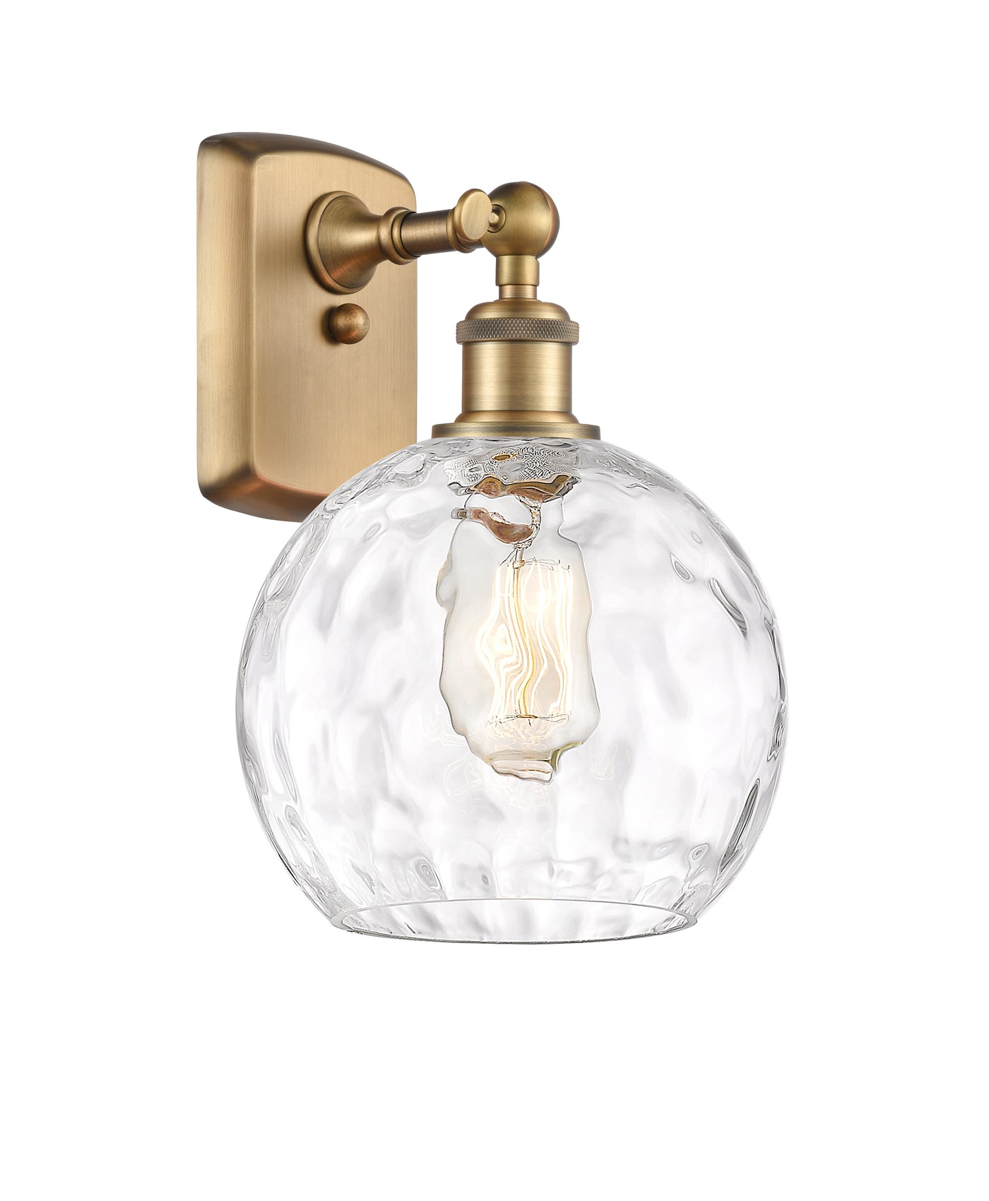 Ballston Sconce Cast Brass Glass 11 Inch