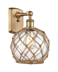 Ballston Sconce Cast Brass Glass Steel