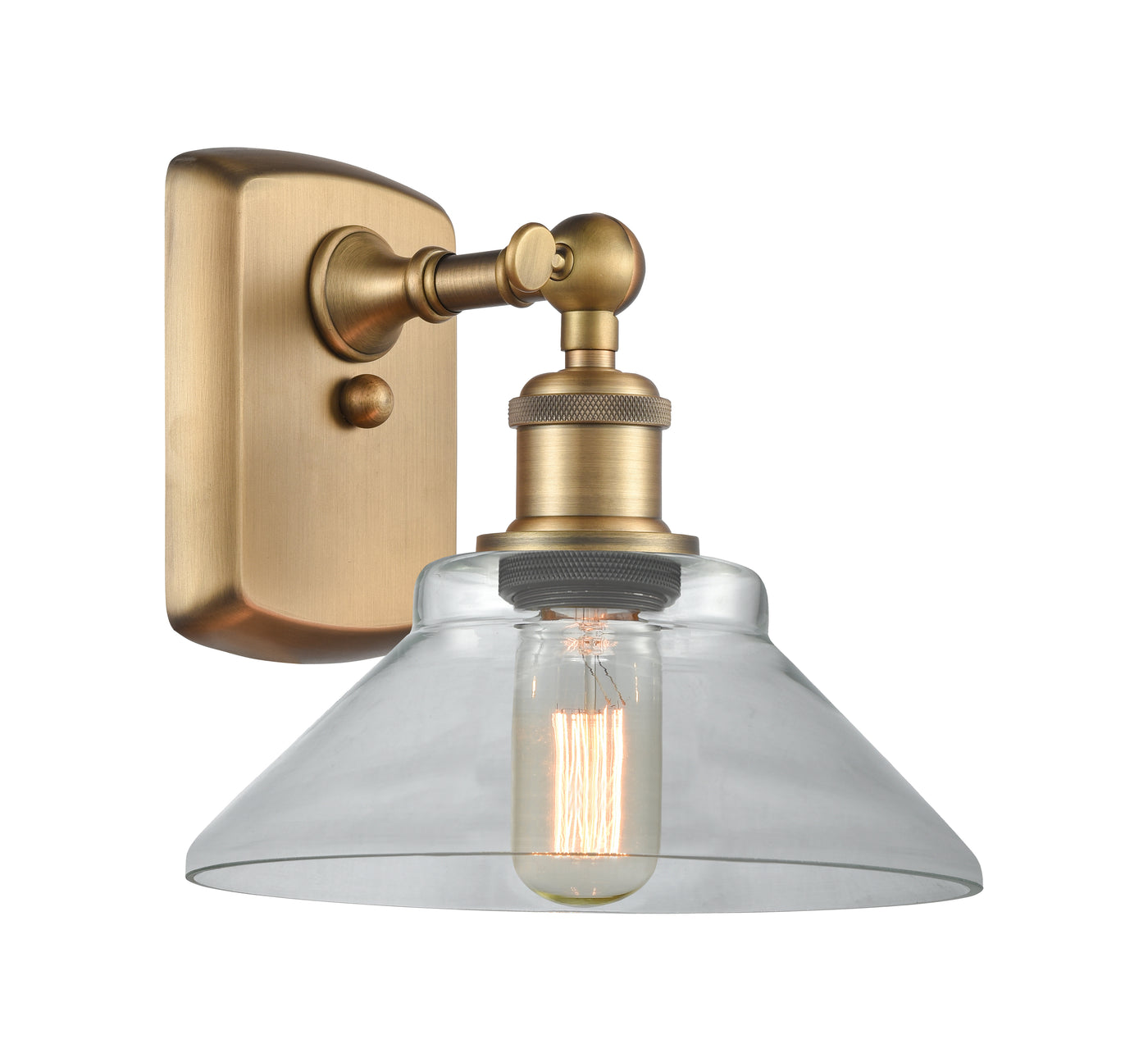 Ballston Sconce Cast Brass 11 Inch
