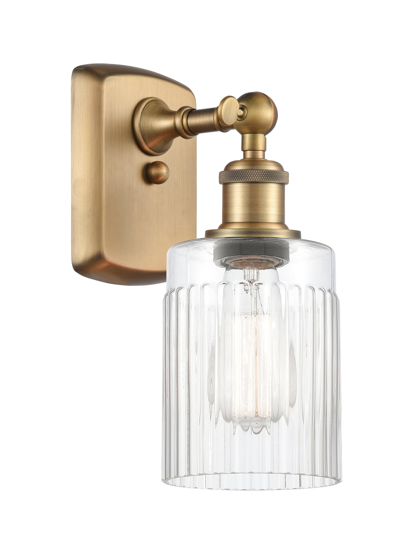 Ballston Sconce Cast Brass Glass