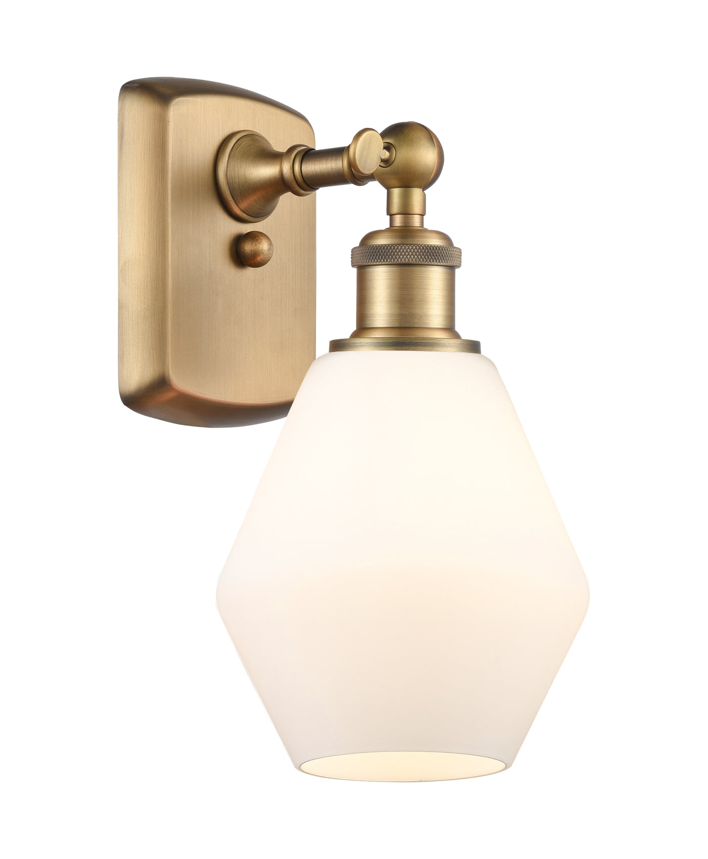 Ballston Sconce Cast Brass Steel Glass