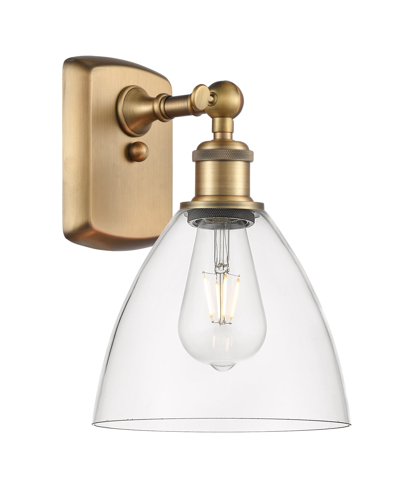 Ballston Sconce Cast Brass 10.5 Inch
