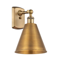Ballston Industrial, Farmhouse, Restoration-Vintage Berkshire Metal Sconce