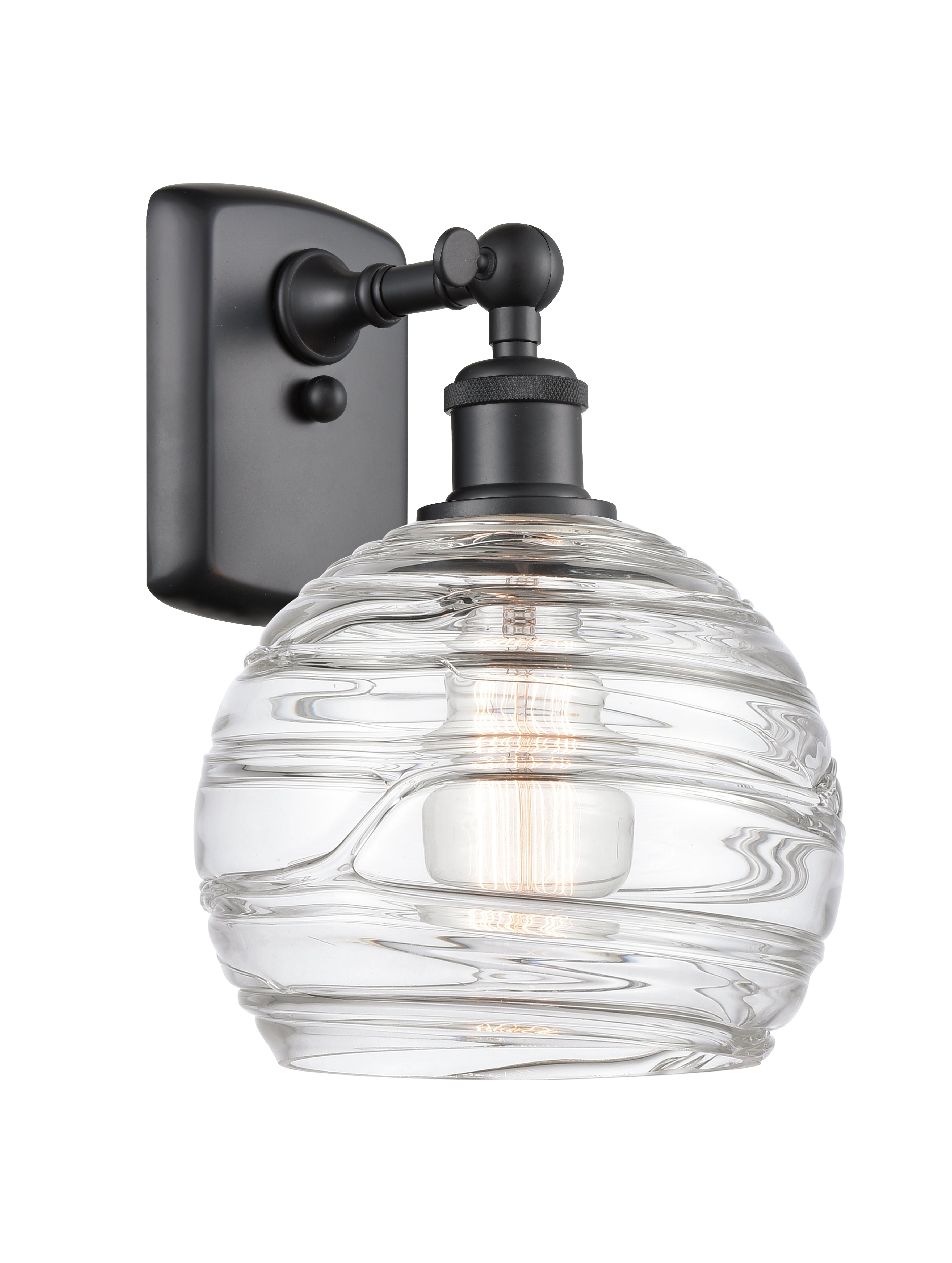 Ballston Sconce Cast Brass Steel Glass