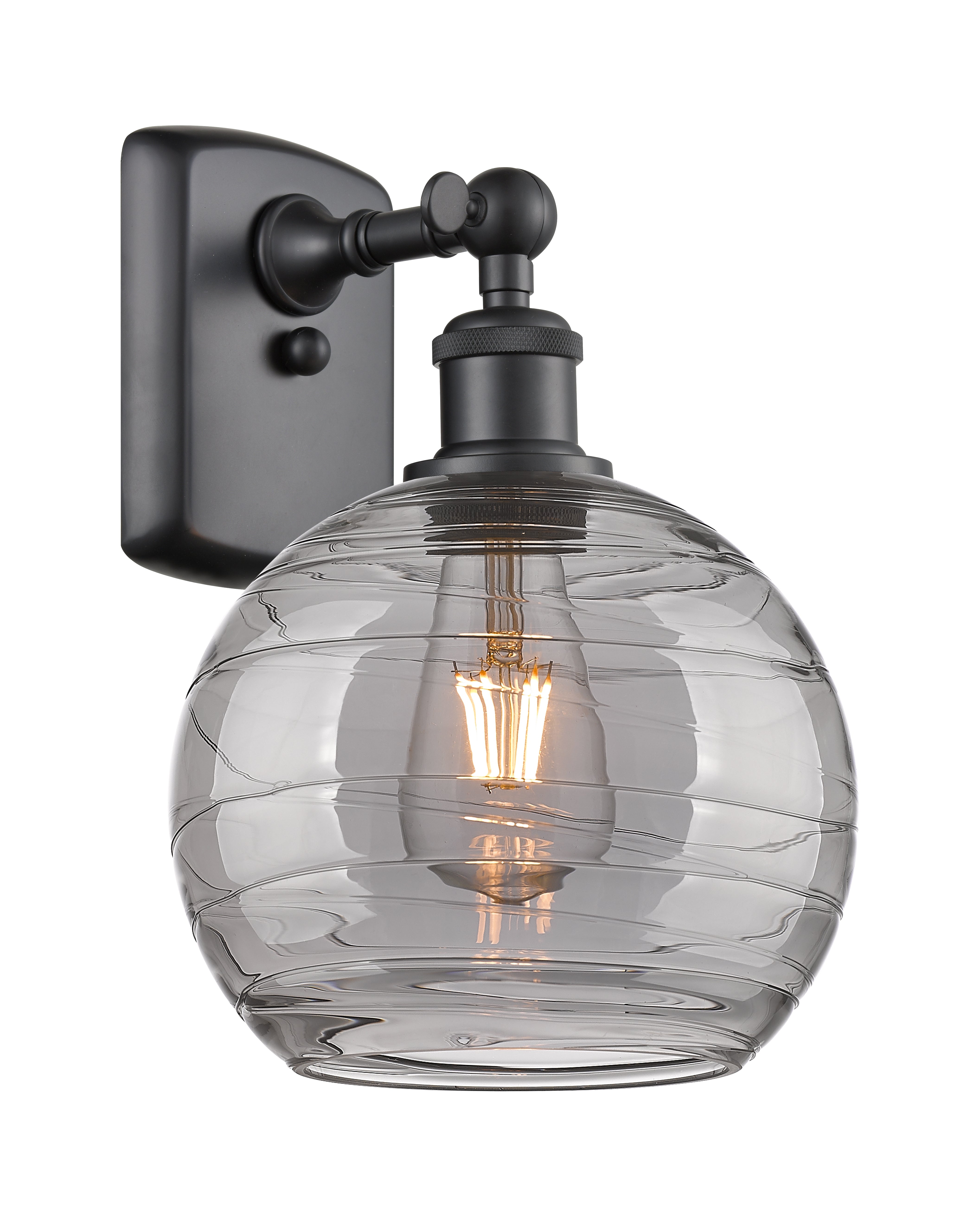 Ballston Sconce Cast Brass Steel Glass