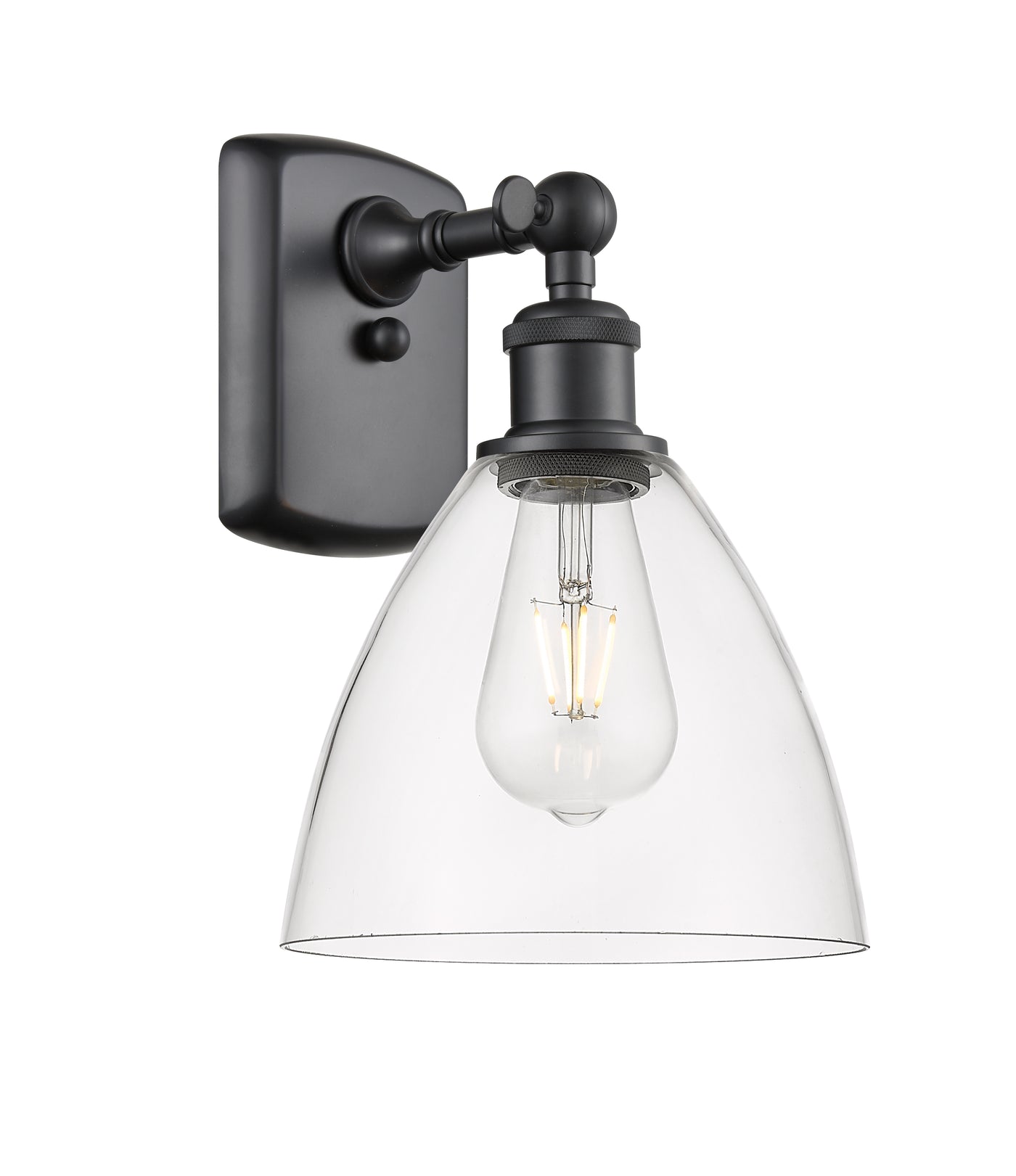 Ballston Sconce Cast Brass Glass Finish