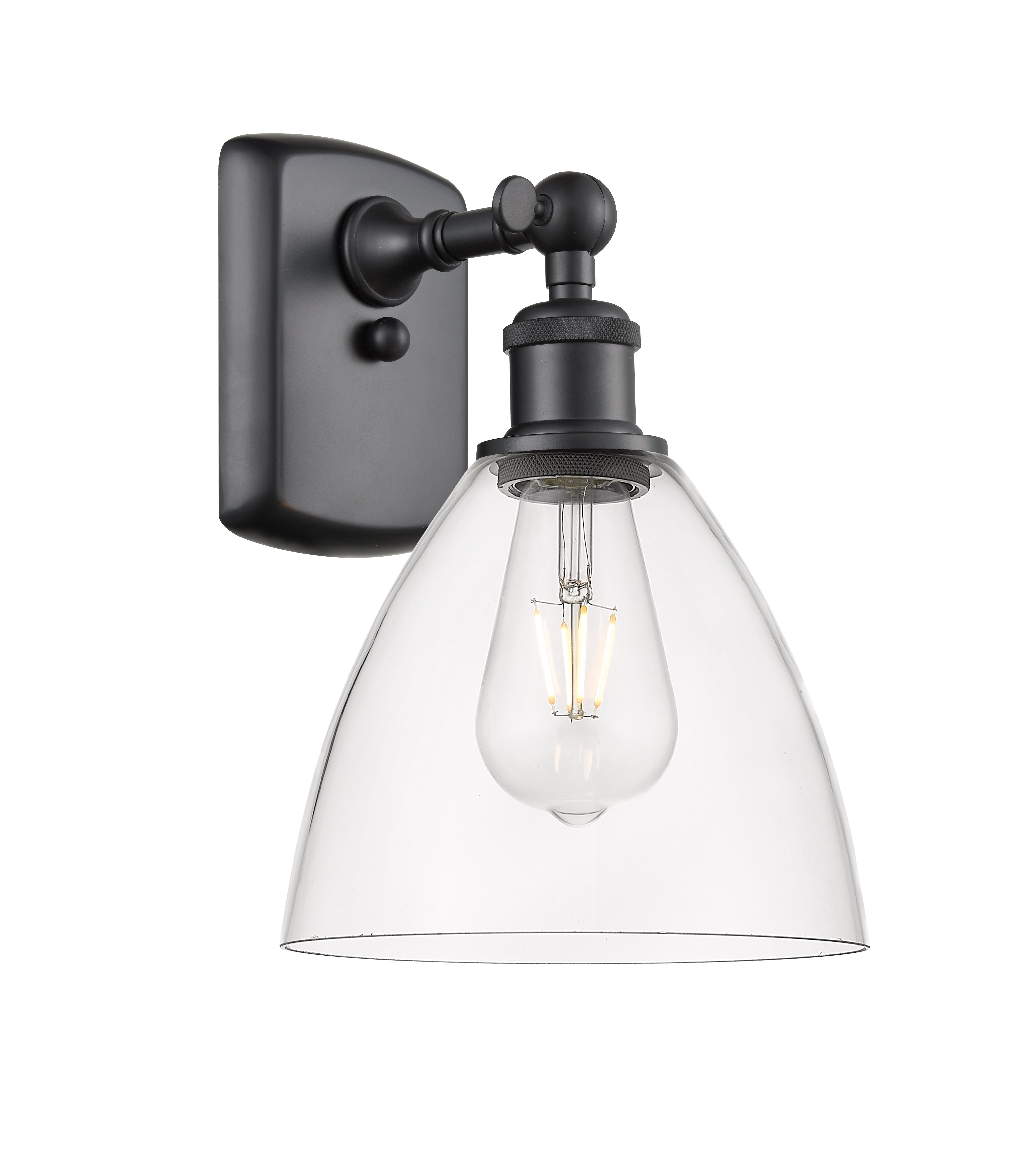 Ballston Sconce Cast Brass Glass Finish