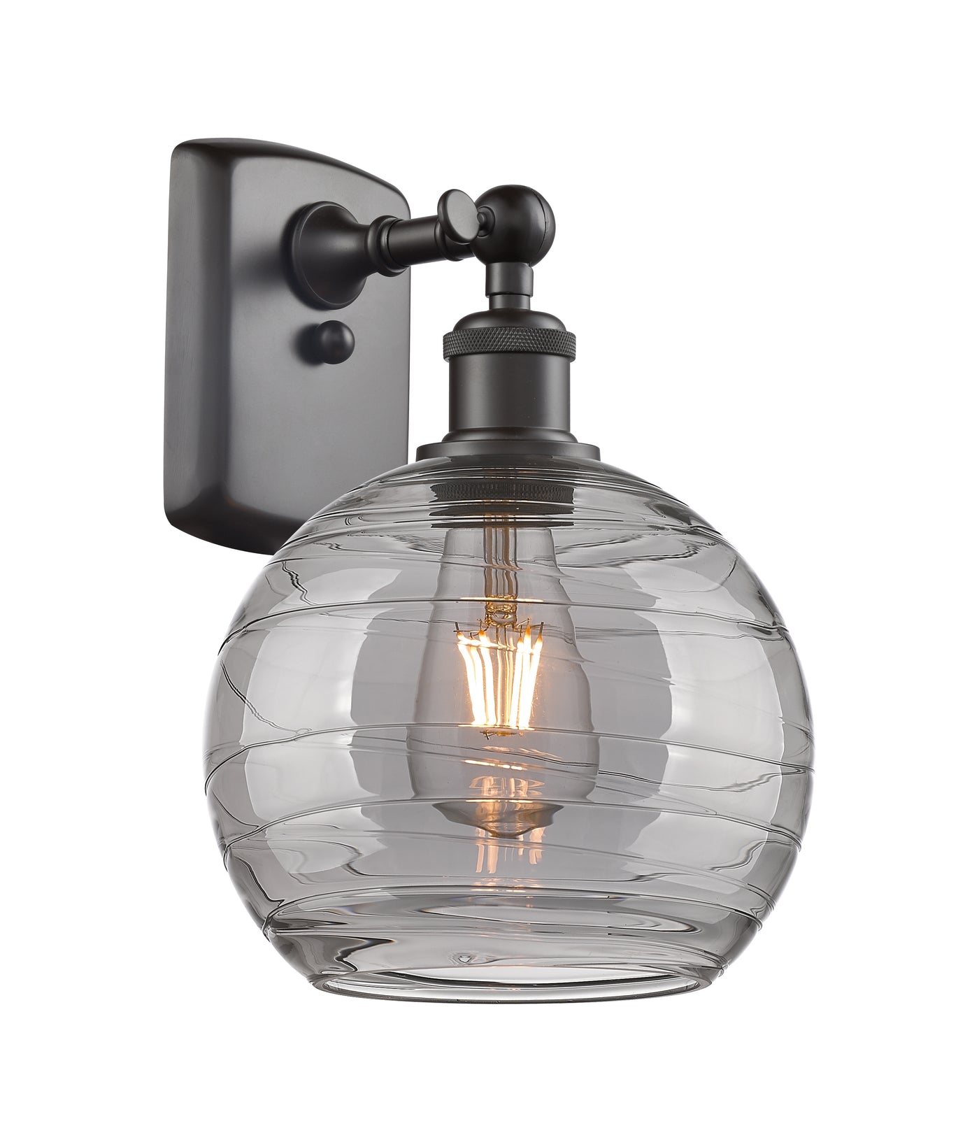 Ballston Sconce Cast Brass Steel Glass