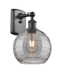 Ballston Sconce Cast Brass Steel Glass