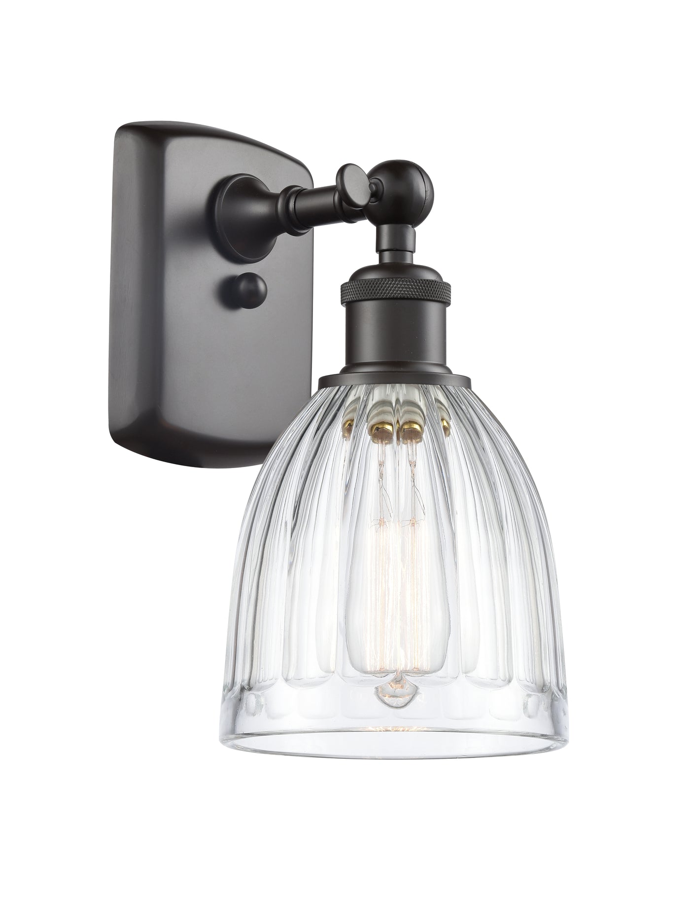 Ballston Sconce Cast Brass Modern Glass