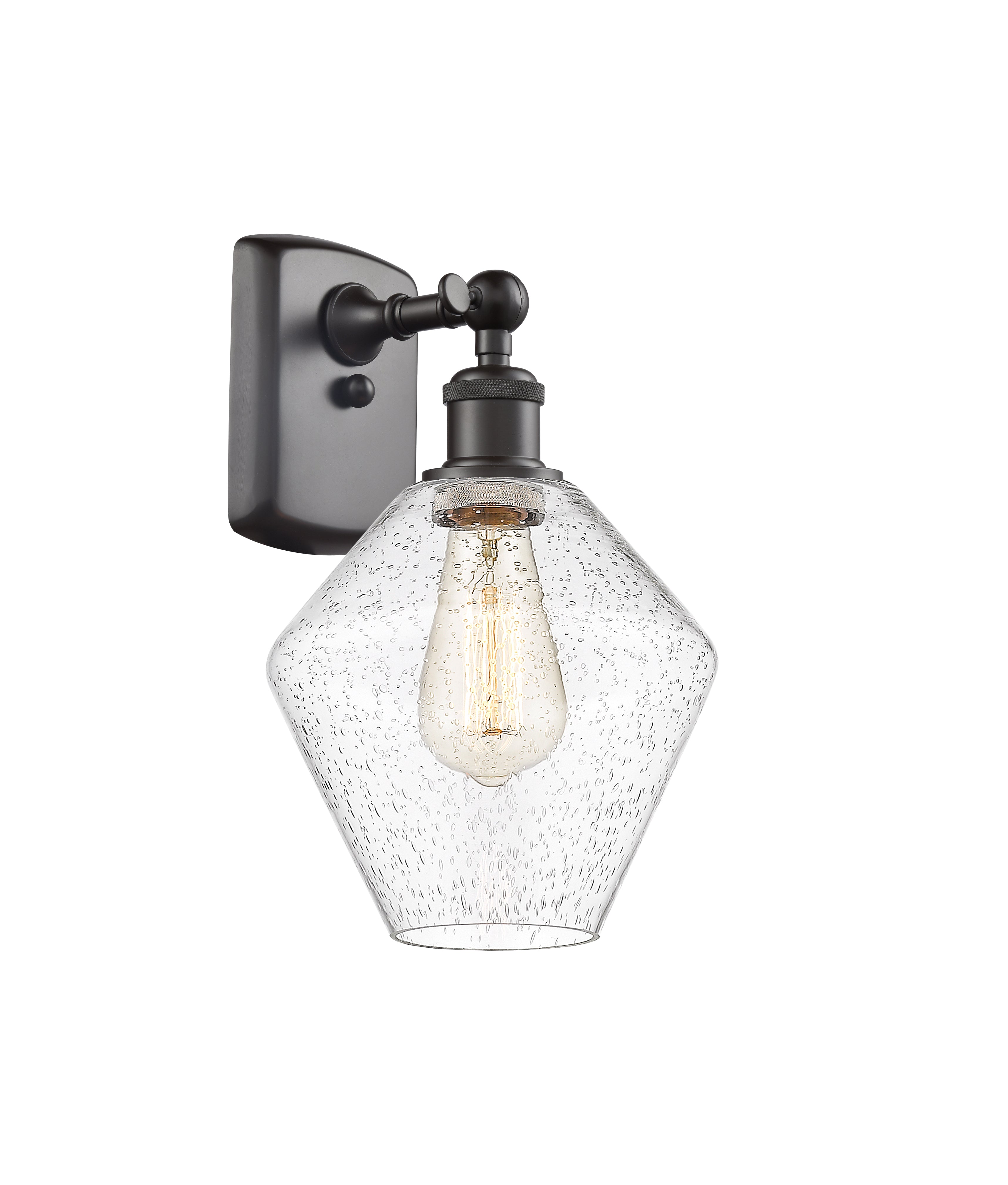Ballston Sconce Cast Brass Steel Glass