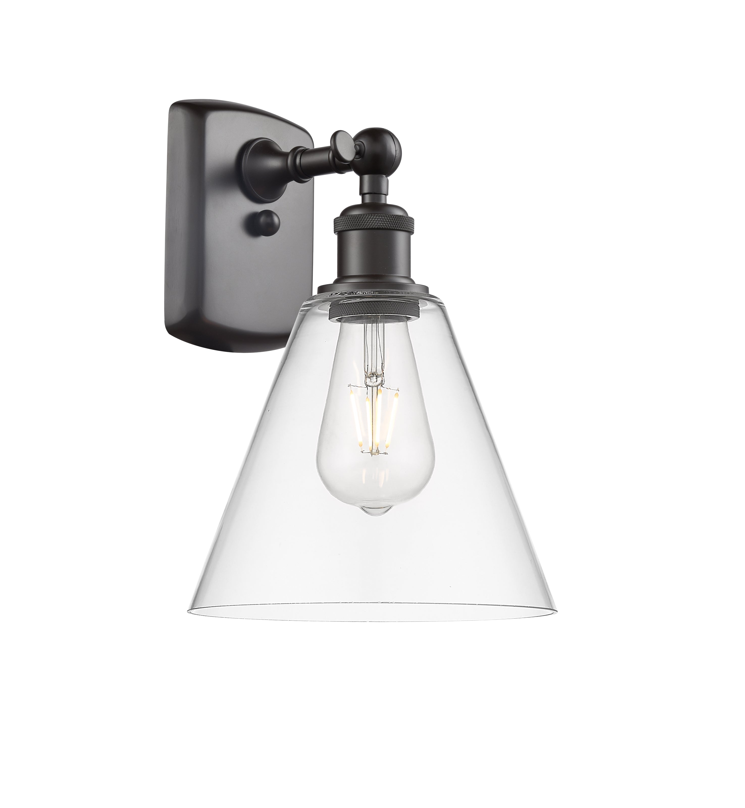 Ballston Sconce Cast Brass Glass Finish