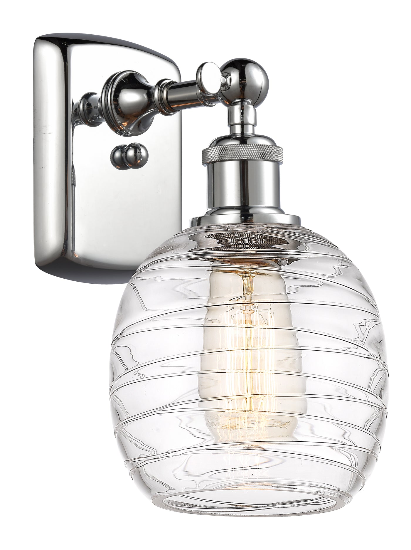 Ballston Sconce Cast Brass Glass Steel