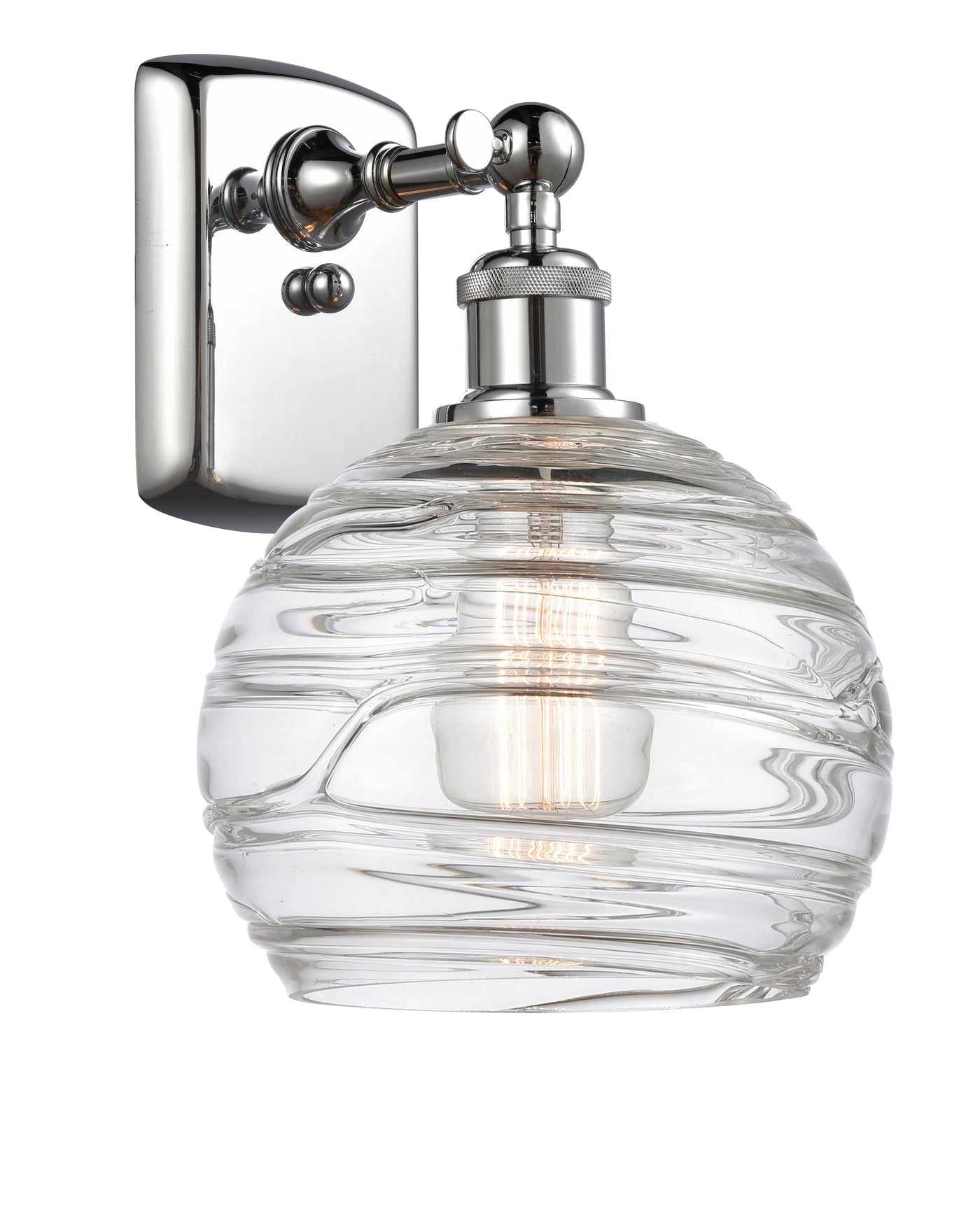 Ballston Sconce Cast Brass Steel Glass