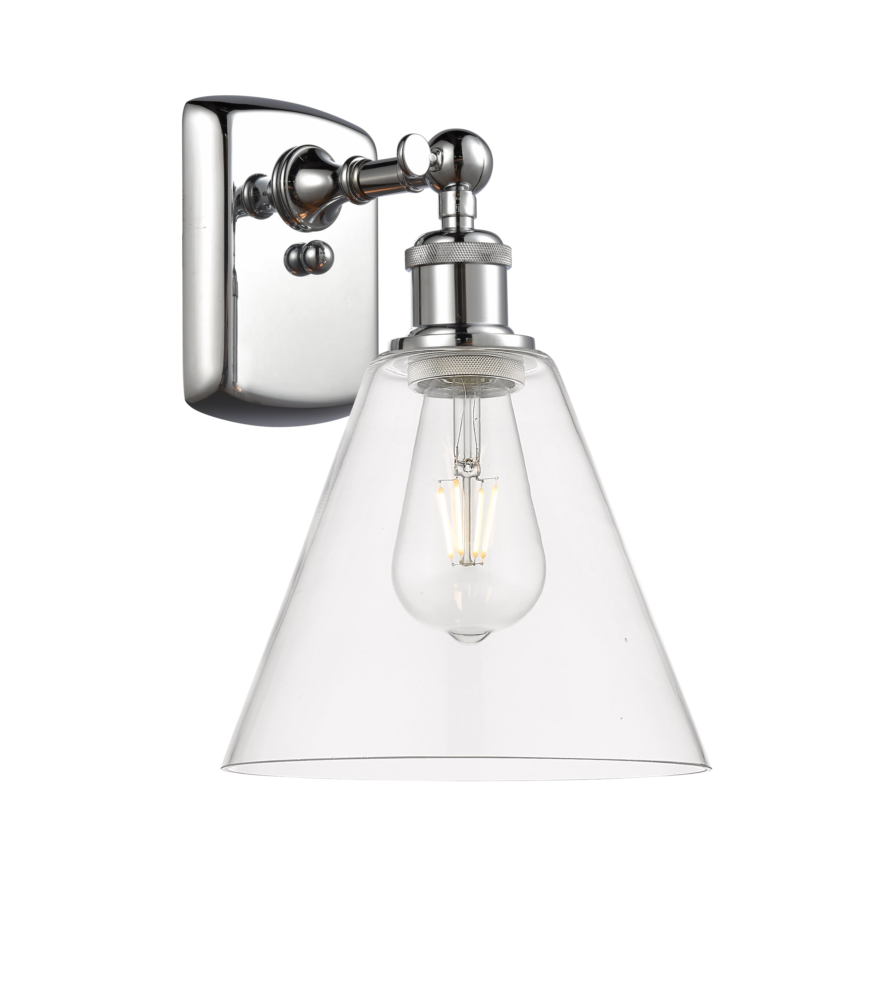 Ballston Sconce Cast Brass Glass Finish