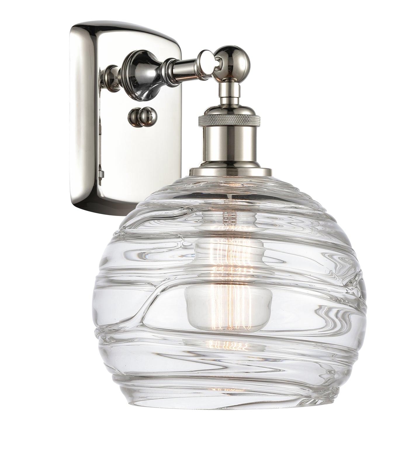 Ballston Sconce Cast Brass Steel Glass