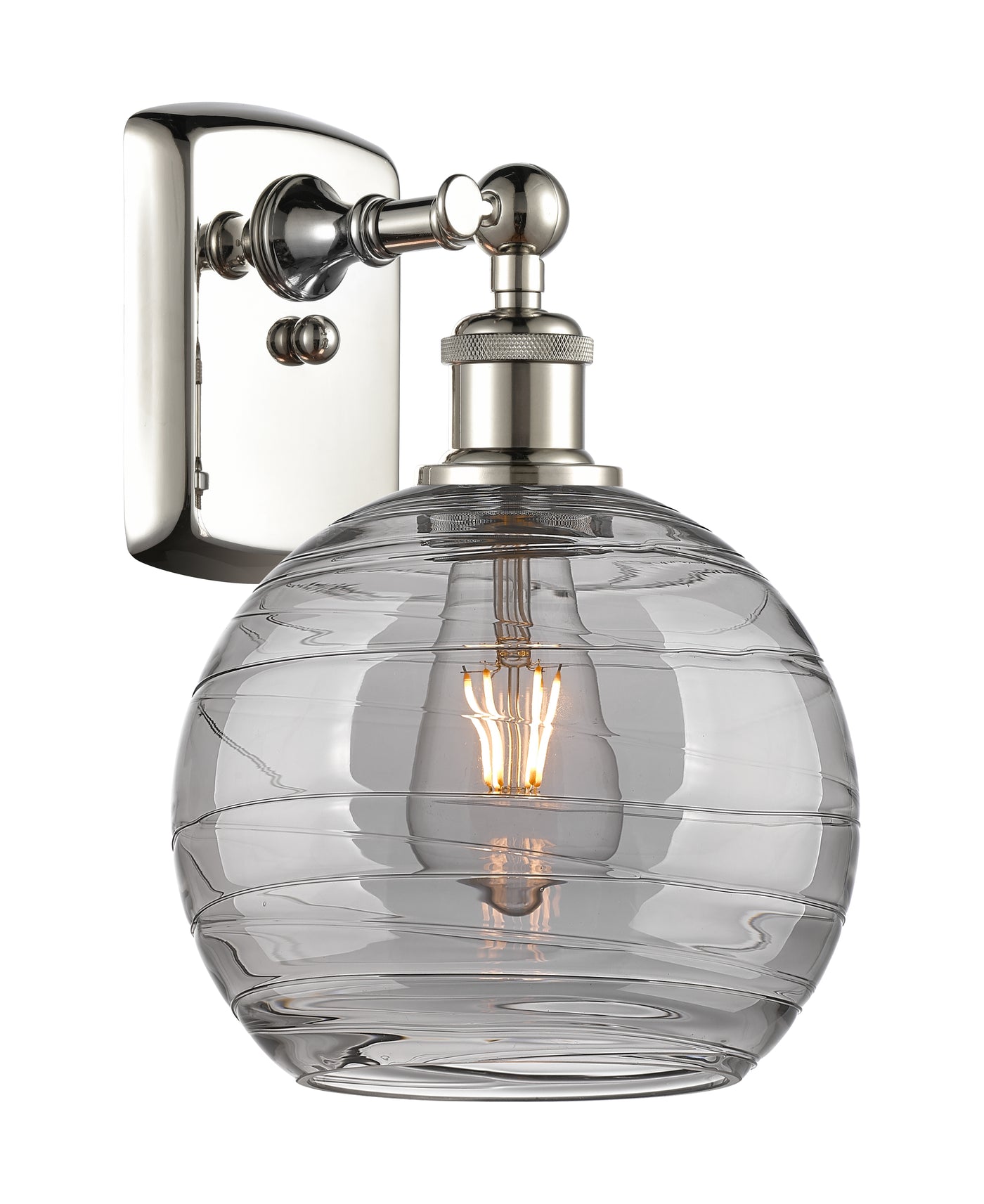 Ballston Sconce Cast Brass Steel Glass
