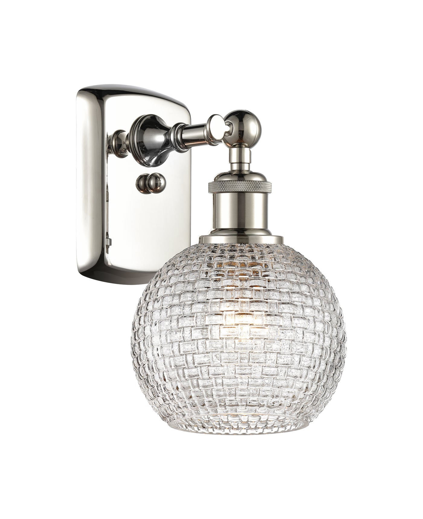 Ballston Sconce Cast Brass Steel Glass