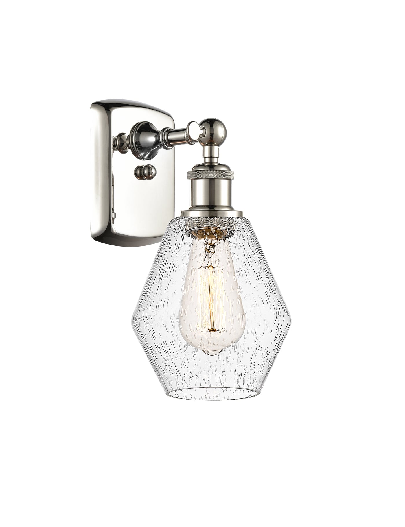 Ballston Sconce Cast Brass Steel Glass