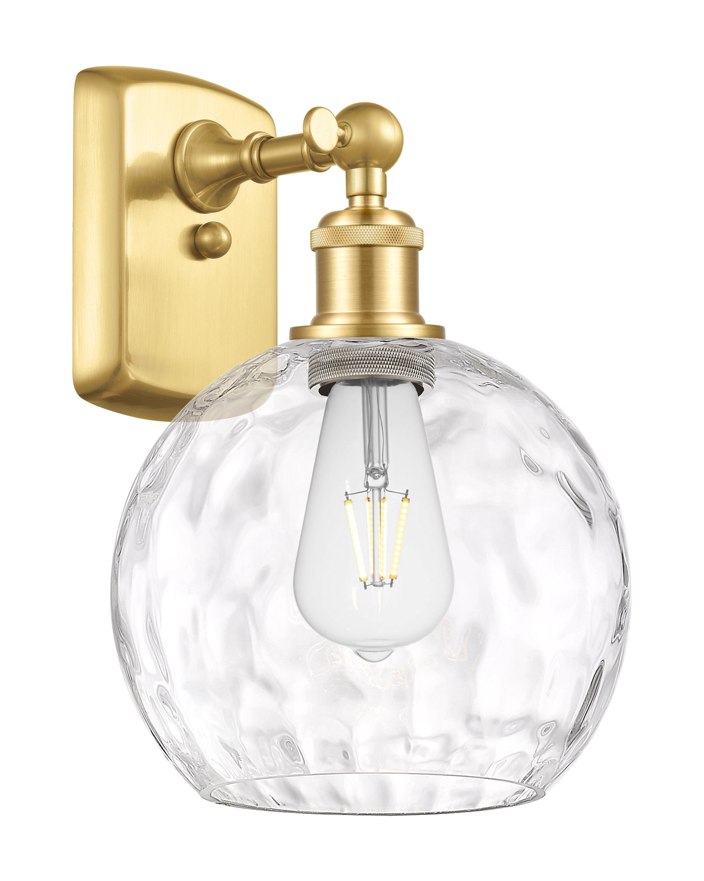 Ballston Sconce Cast Brass Glass Finish