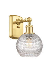 Ballston Sconce Cast Brass Steel Glass