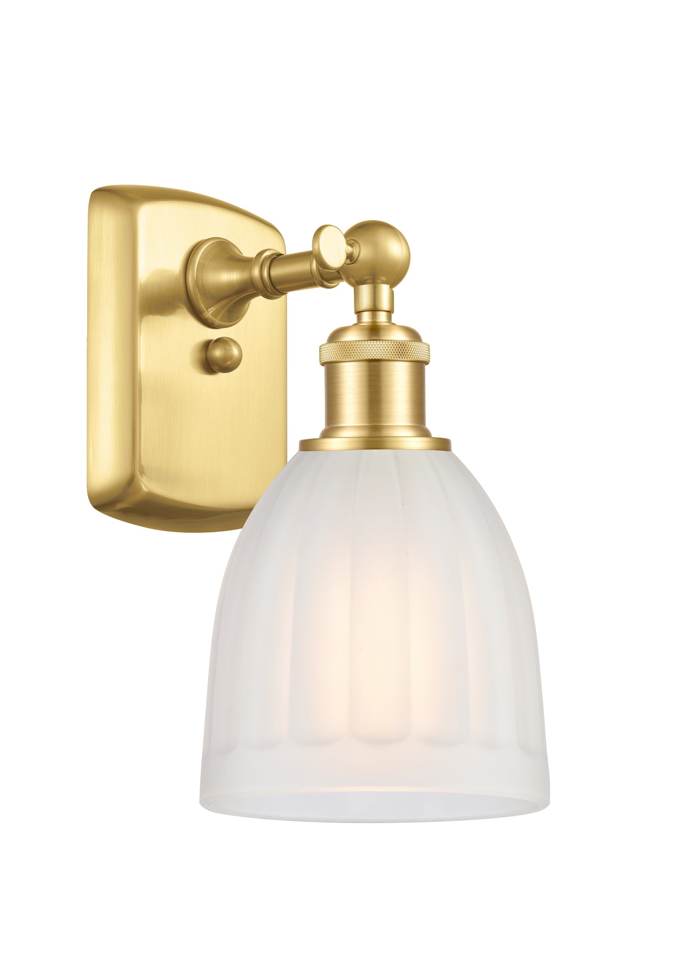 Ballston Sconce Cast Brass Modern Glass