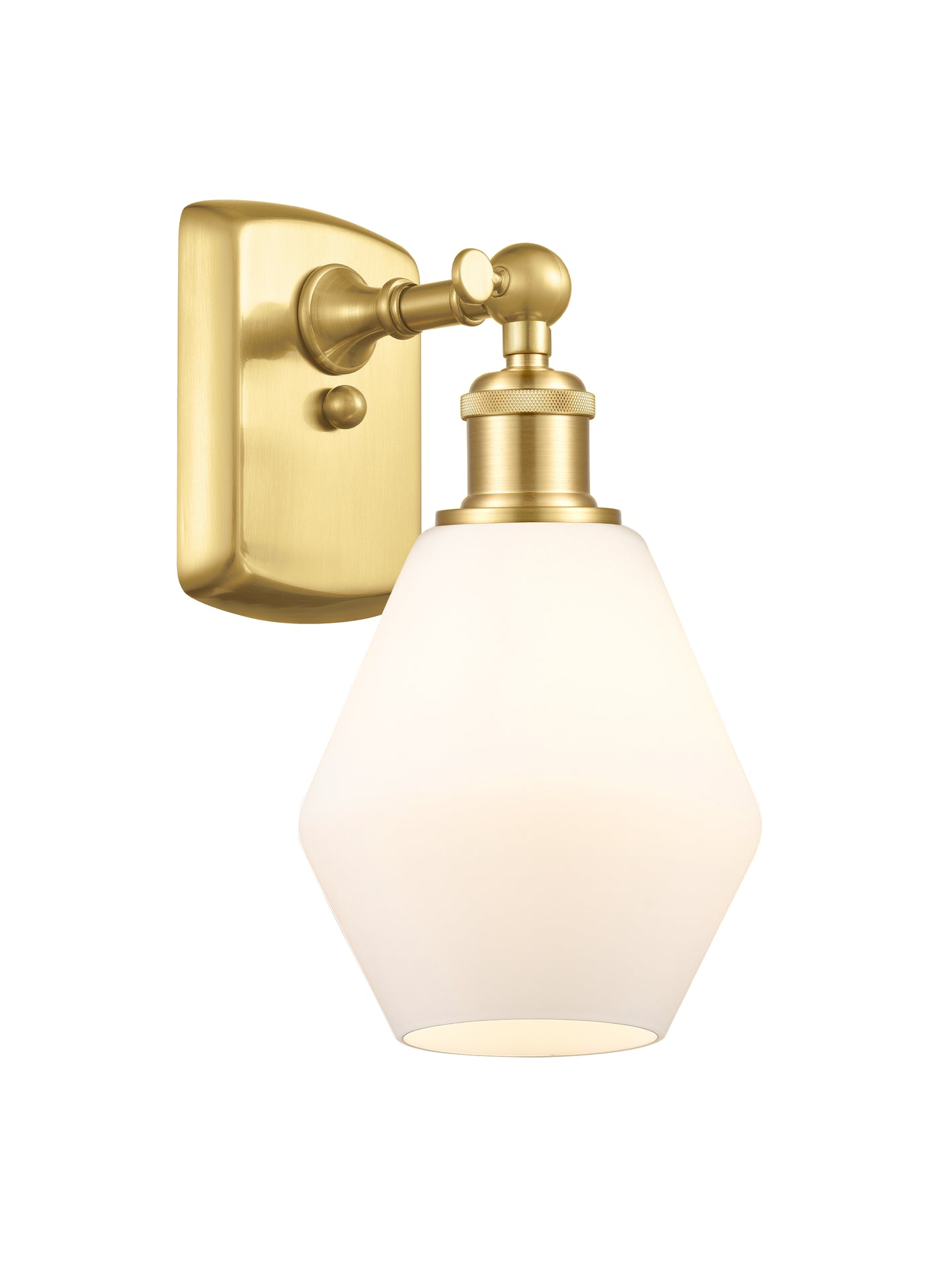 Ballston Sconce Cast Brass Steel Glass