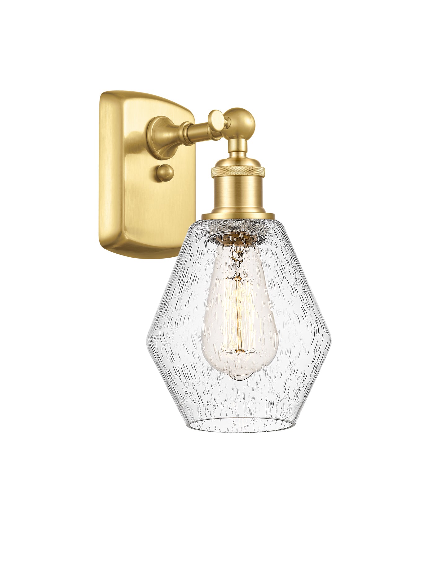 Ballston Sconce Cast Brass Steel Glass