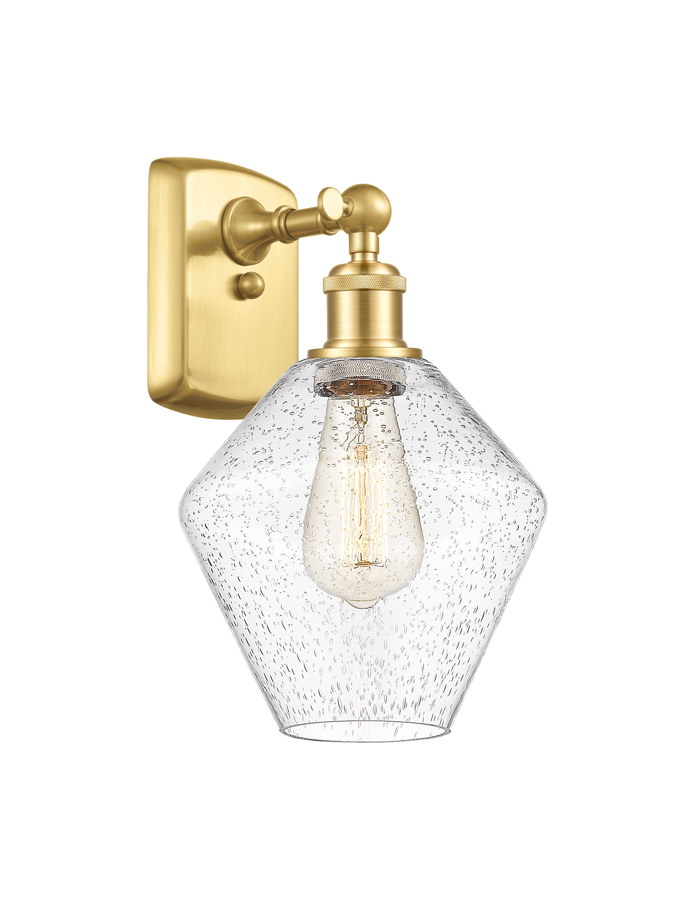 Ballston Sconce Cast Brass Steel Glass