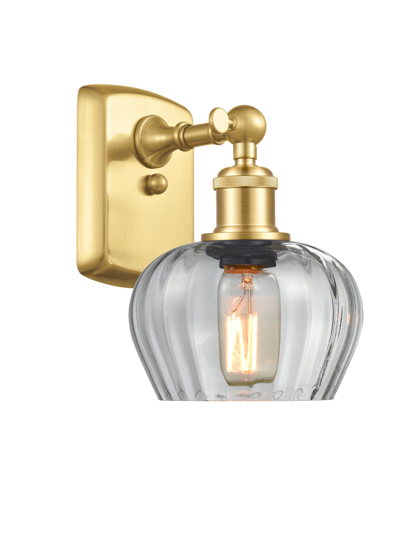 Ballston Sconce Brass Art Nouveau Design