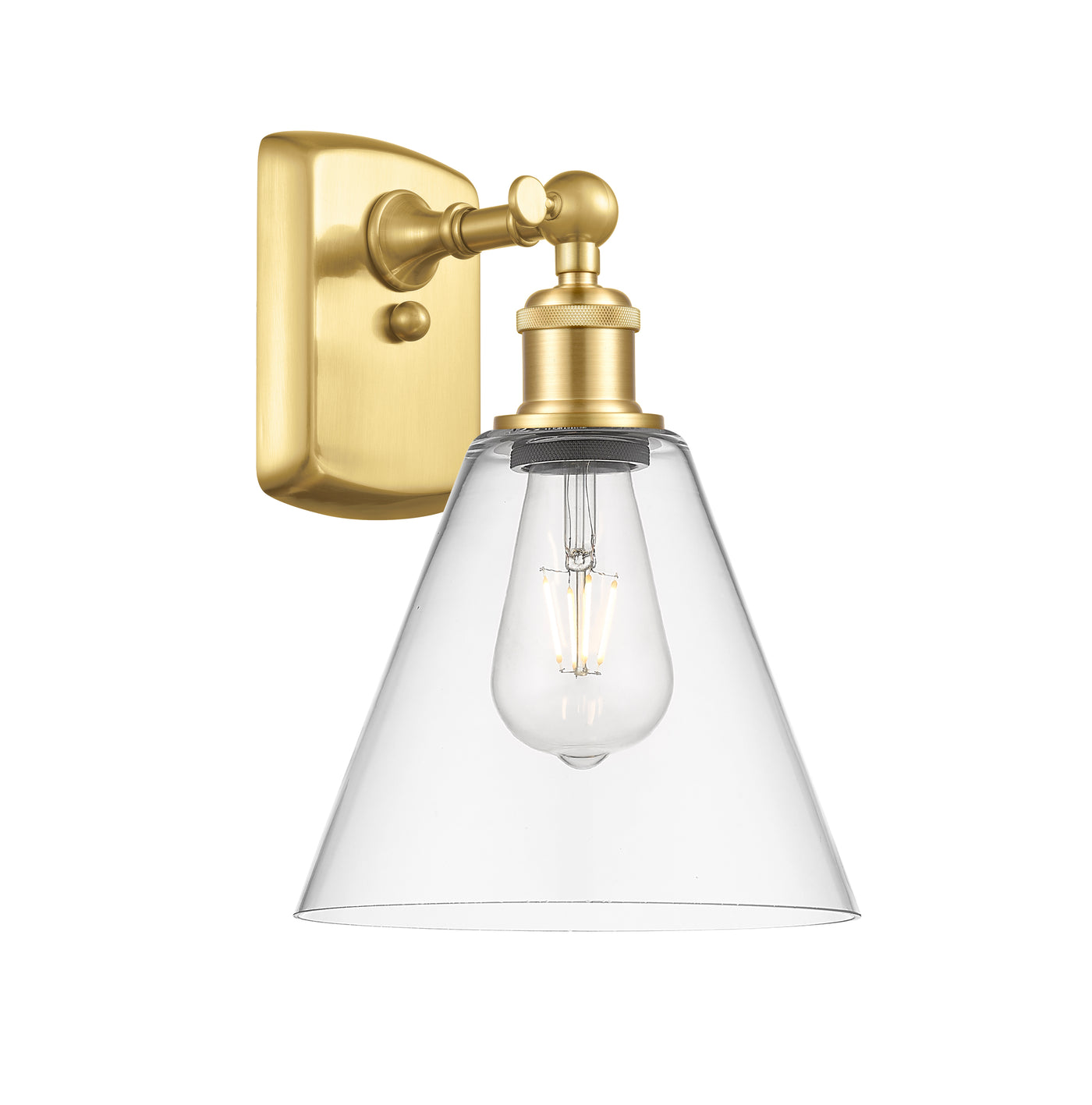 Ballston Sconce Cast Brass Finish