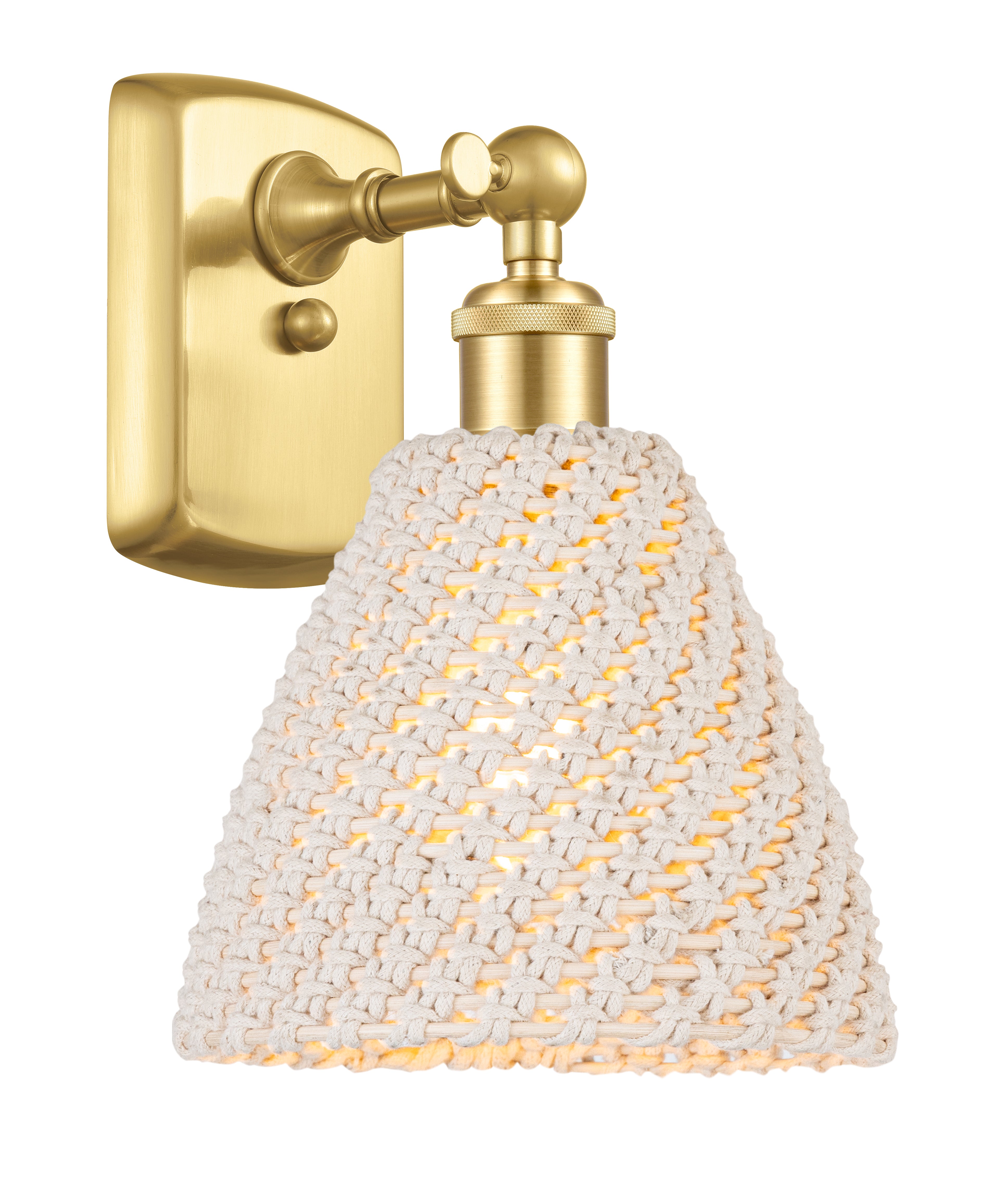 Ballston Sconce Cast Brass Glass Steel