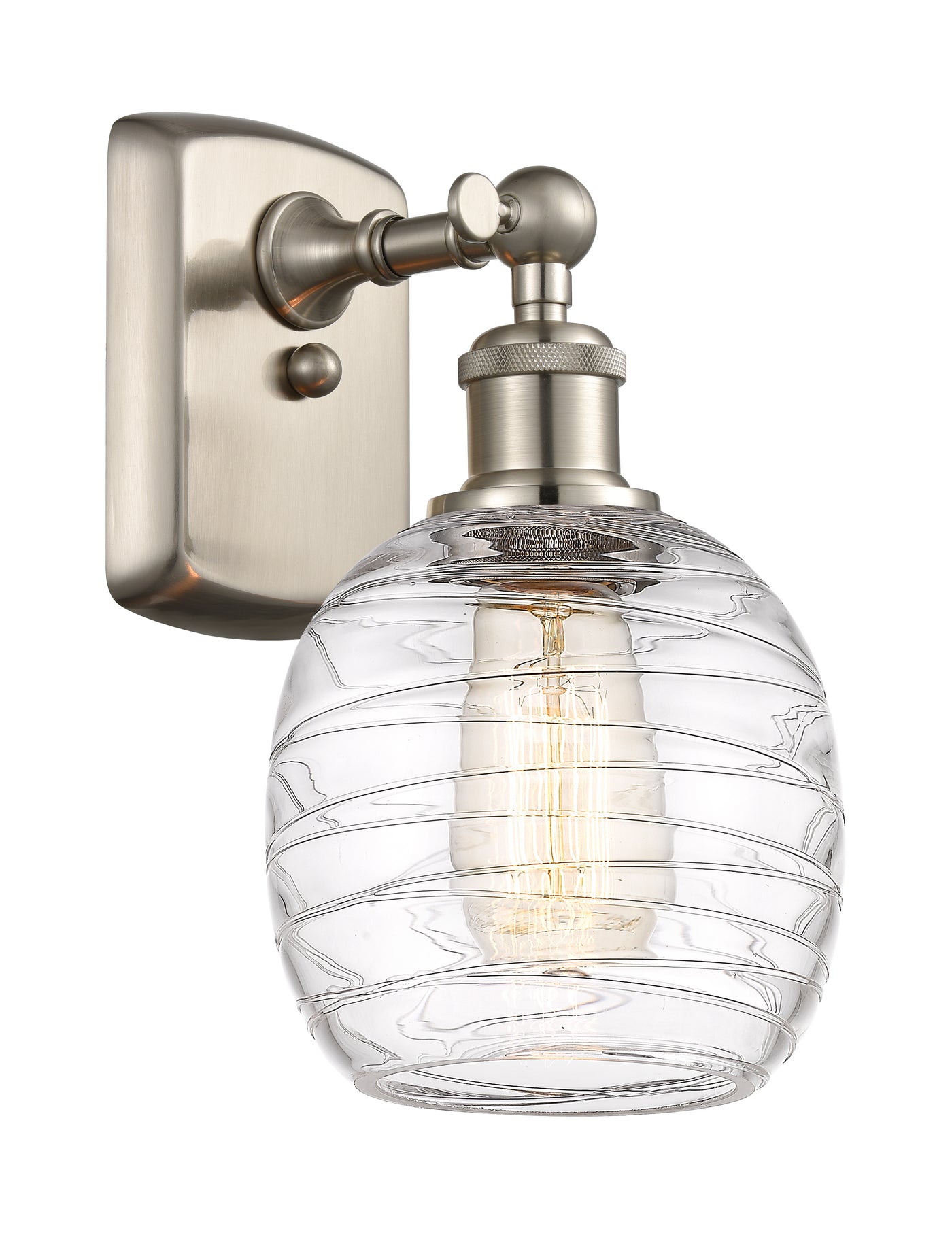 Ballston Sconce Cast Brass Glass Steel